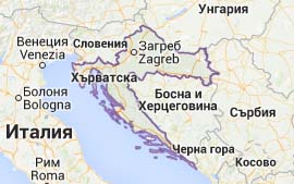 hrvatska map